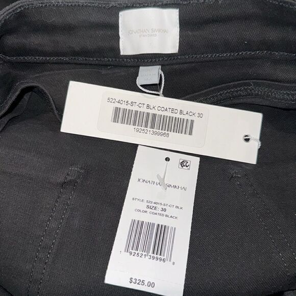 NWT Jonathan Simkhai STANDARD Amelia High Rise Straight Taper Jeans Size 30 - Picture 13 of 14